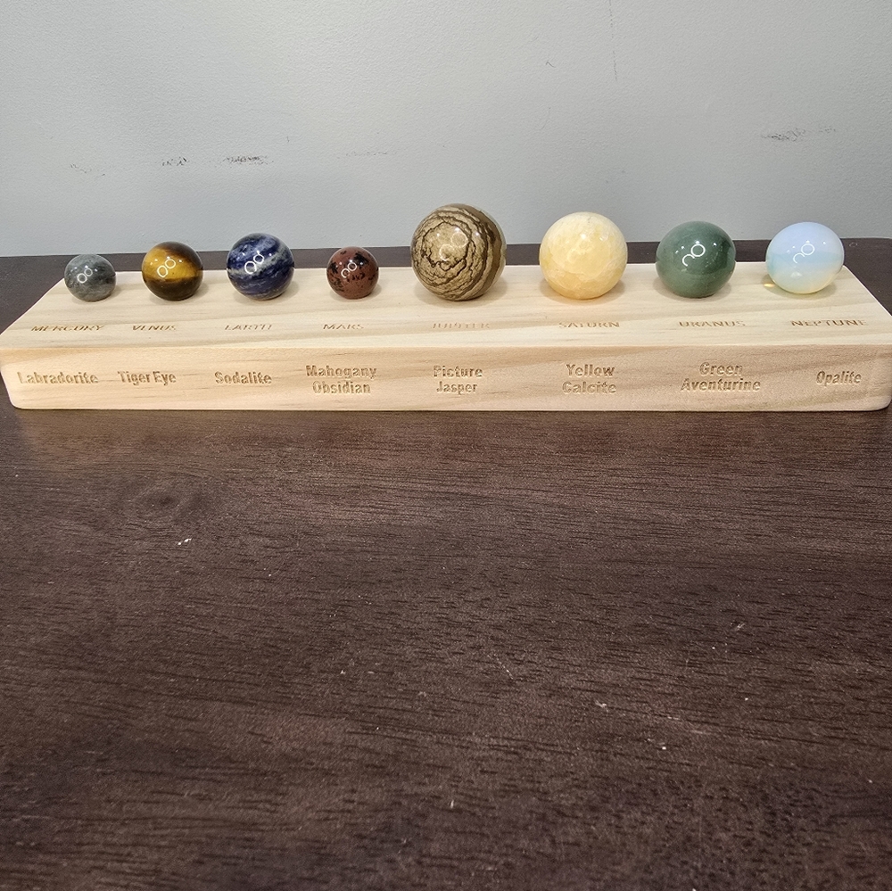 Solar System Crystal Sphere Planets, New - Picture 15 of 17